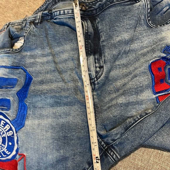 Born Fly Men's Slim Fit Dark Wash Denim Jeans - Picture 7 of 15